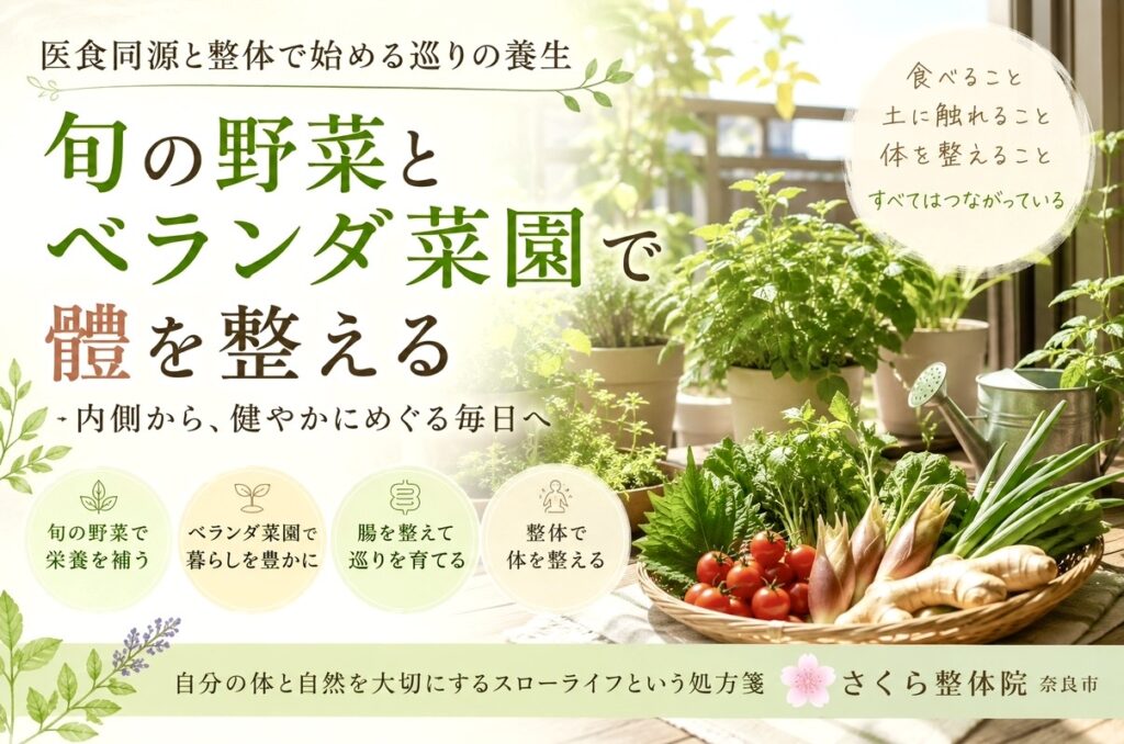 奈良市さくら整体院｜體を整える整体